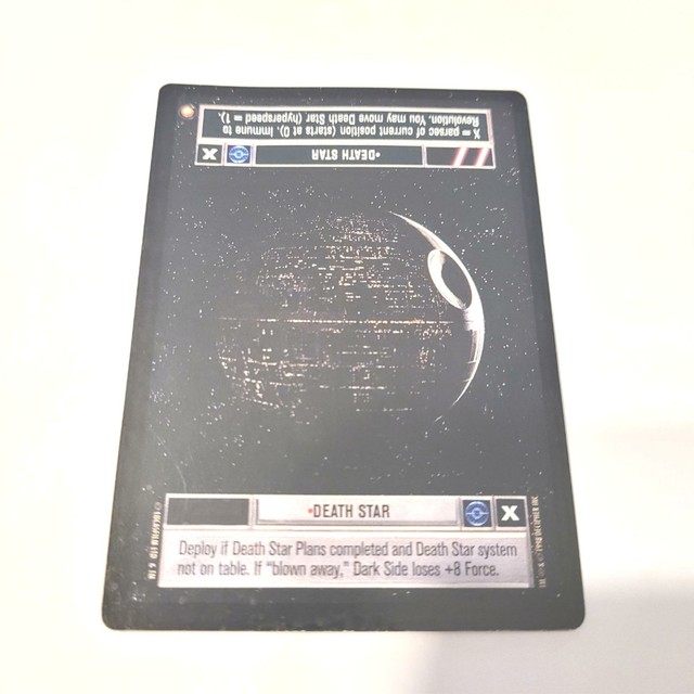 Star Wars CCG SWCCG Capital Support Death Star II 2 DS2 Rare Card | eBay