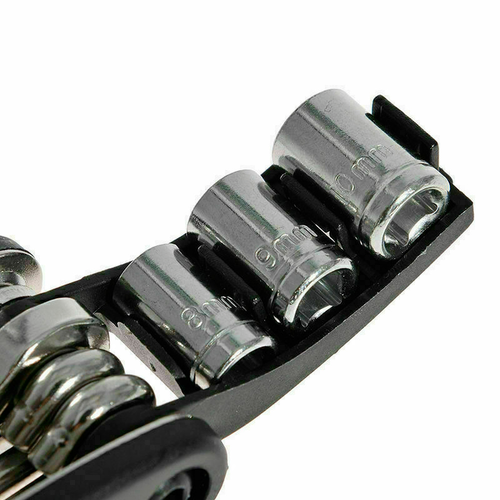 Juego de herramientas portátiles de reparación de bicicletas 16 en 1 de radios hexagonales para bicicleta de montaña herramientas útiles - Imagen 12 de 15