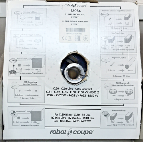 Robot Coupe 28064 Schneidescheibe, 3 mm (1/8"), passend für R602 Serie, CL-Serie - Bild 2 von 10