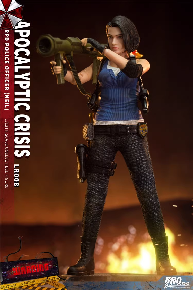 BROTOYS LR008 1/12 Resident Evil RPD Officer Jill 6