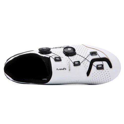 MTB Radfahren Schuhe Herren Rennrad Selbstsichernd SPD Cleats Fahrrad Turnschuhe - Bild 4 von 32