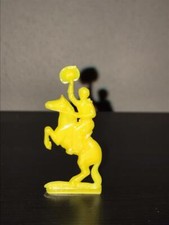 Cracker Jack Nosco Cowboy Stand up - 1950s Yellow Plastic