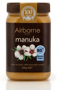 Airborne (New Zealand) Manuka Honey 80+ 500G / 17.85Oz (9403118002569)