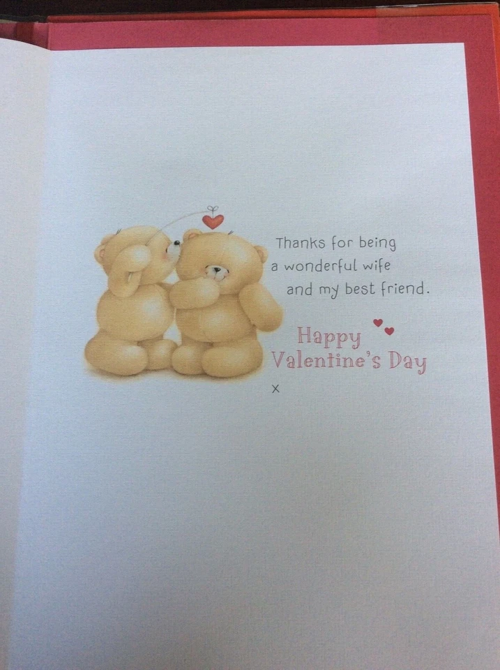 For my Wife, on Valentine’s Day, Card and envelope Freepost U.K. - Image 4 of 4