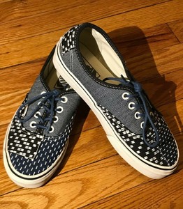 vans authentic denim patchwork