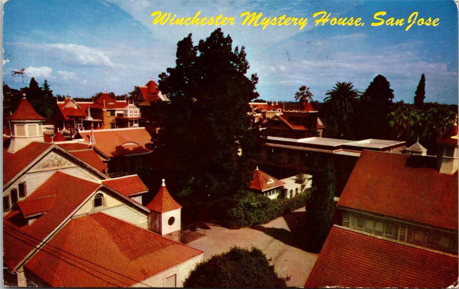 Winchester Mystery House San Jose CA 1962 Posted Milligan News Co eBay