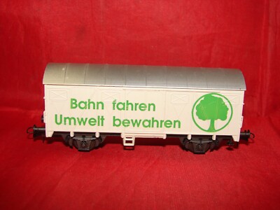ROCO HO WAGON COUVERT RAILWAY DRIVING ENVIRONMENT PRESERVING TRAIN ELECTRIQUE