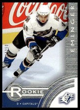 2001-02 SPx Rookie Redemption Exchange Steve Eminger /1250 Washington Capitals