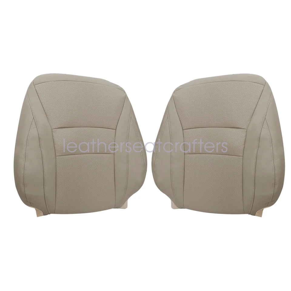 2013-2017 Fits Honda ACCORD Driver & Passenger Top & Bottom seat cover Light-Tan - Imagem 3 de 4