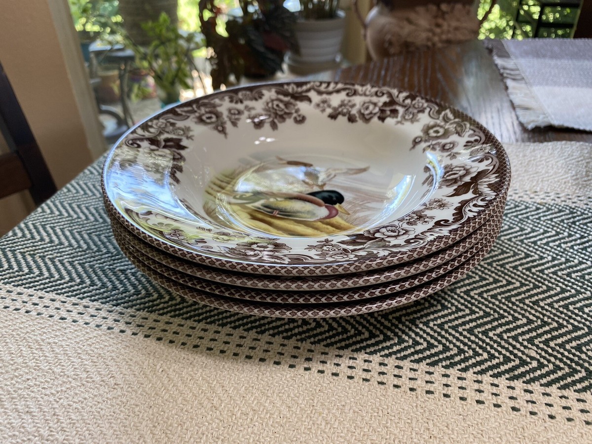 SPODE WOODLAND SET (4) 9