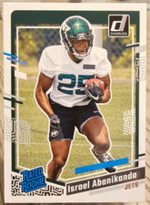 2023 Panini Donruss Rated Rookie Israel Abanikanda #379 New York Jets