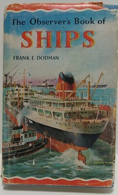 1966 The Observers Book Of Ships By Frank E Dodman