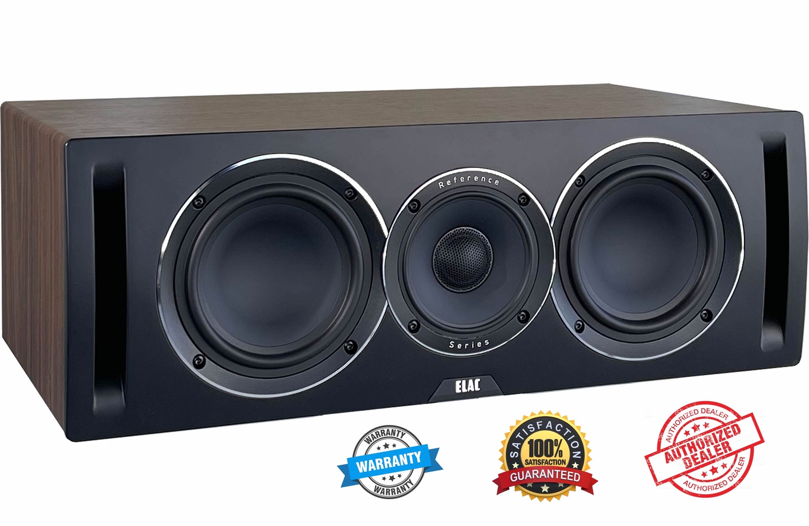 Elac UCR52-BK 5 1/4&rdquo; Uni-Fi Reference Center Speaker - Black with Walnut