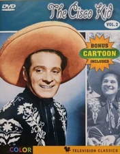 The Cisco Kid - TV Classics Vol. 2 - DVD - 4 Full Length Episodes - DISC ONLY 