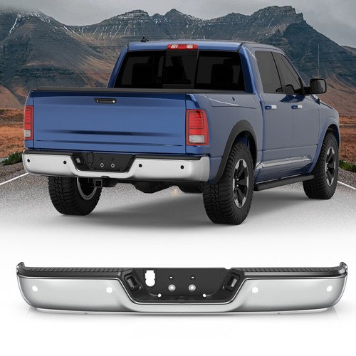 Steel Black Rear Step Bumper Assembly For 02-09 Dodge Ram 1500 2500