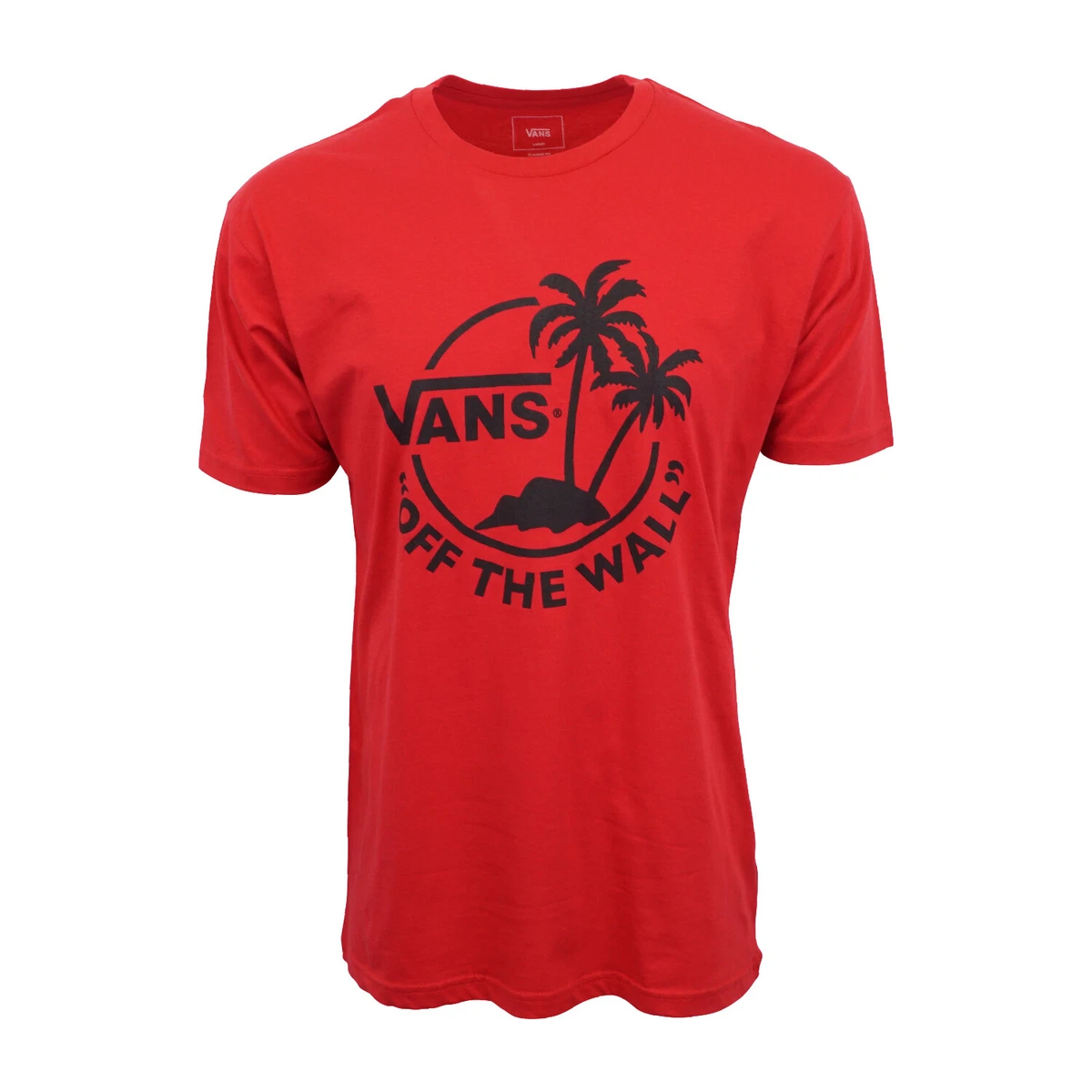 Red vans off store the wall shirt