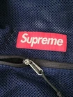 Sac de voyage SS16 Supreme bleu marine maille logo boîte rouge sac léger