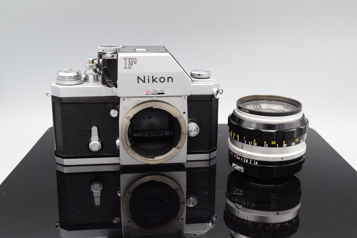 Nikon F Photomic (Silver) w/ Nikkor-S 50mm f/1.4 Auto Lens Nikon F Photomic (Silver) w/ Nikkor-S 50mm f/1.4 Auto Lens