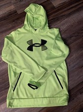 Under Armor Boys YXL Big Logo Hoodie Pre-Owned