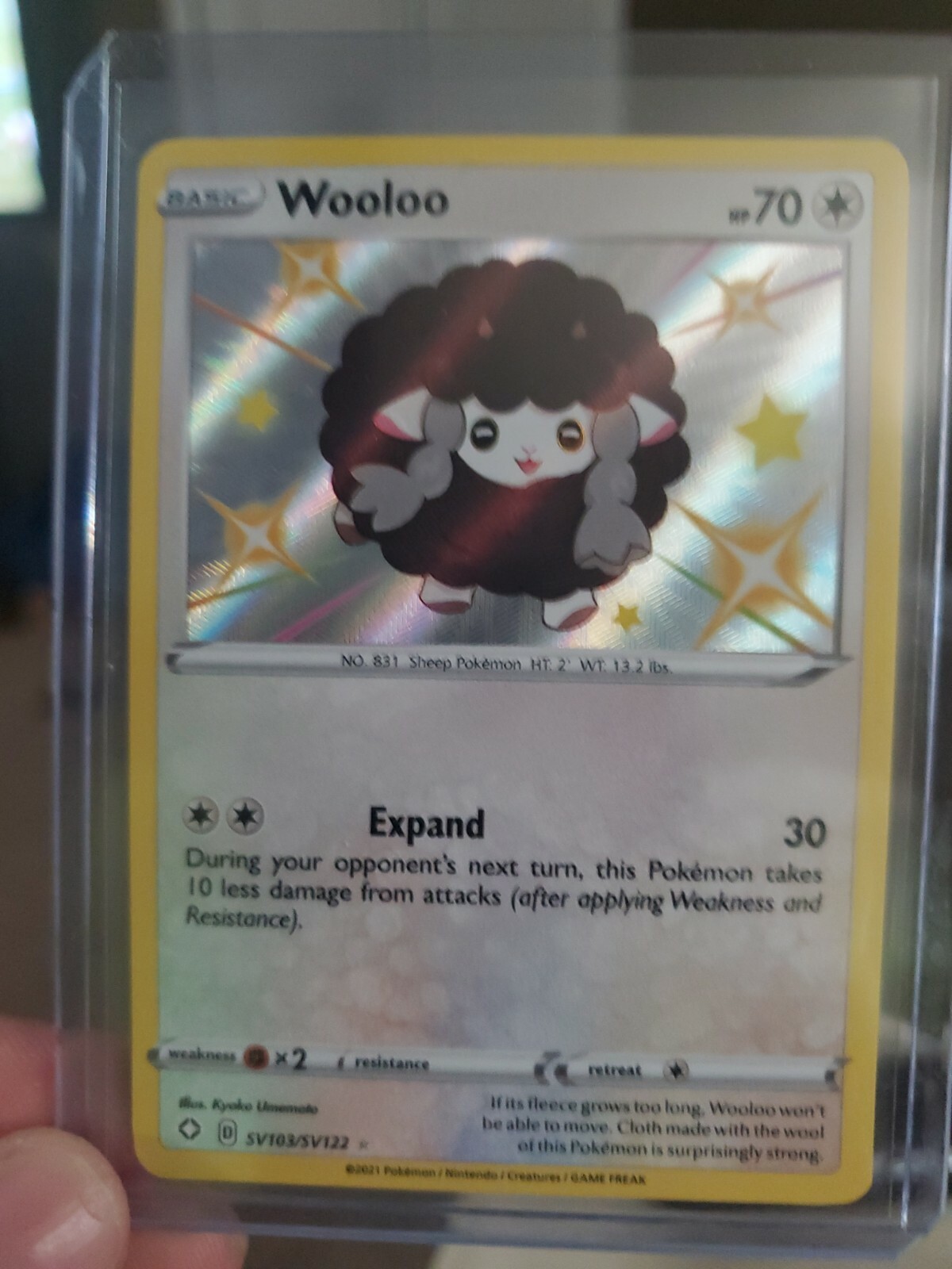 Wooloo SV103/SV122 Pokemon TCG Shining Fates Shiny Vault