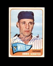 Jimmie Schaffer Hand Signed 1965 Topps Chicago White Sox Autograph