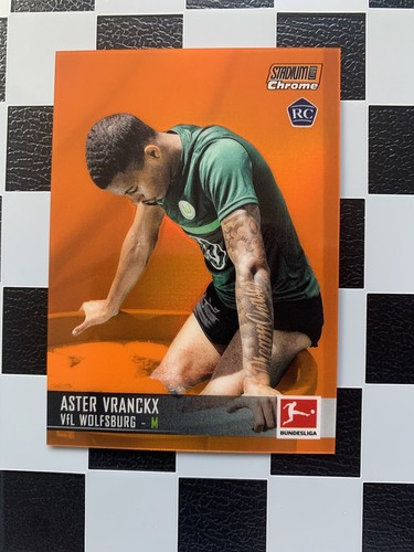 2021-22 Topps Stadium Club Chrome Bundesliga RC Aster Vranckx Orange /25
