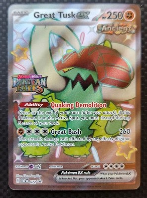 Pokemon - Great Tusk ex - 072 (Paldean Fates Stamped) 