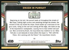2022 Topps Star Wars The Book of Boba Fett #50 Drash in Pursuit