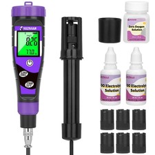 Smart Dissolved Oxygen Meter Kit with Spare Components Electronic Portable DO...