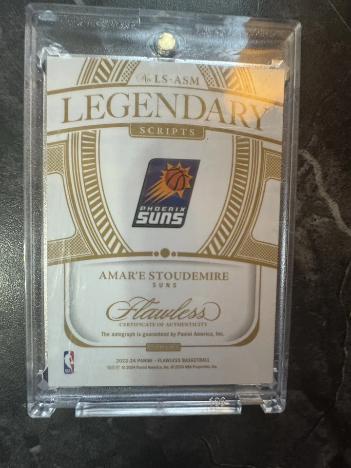 Amar’e Stoudemire FLAWLESS 传奇脚本 签名 /15 红宝石红色太阳 — 第 2/3 张图片