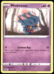 Misdreavus 063/195 Silver Tempest Common