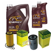 Mann Inspektionspaket 7L Mannol Energy 5W-30 FüR Chrysler Voyager IV 2.5 CRD