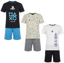 Boys Playstation Short Pyjama Sets 6 to 16 Years PJ Set Night Sleep Wear New