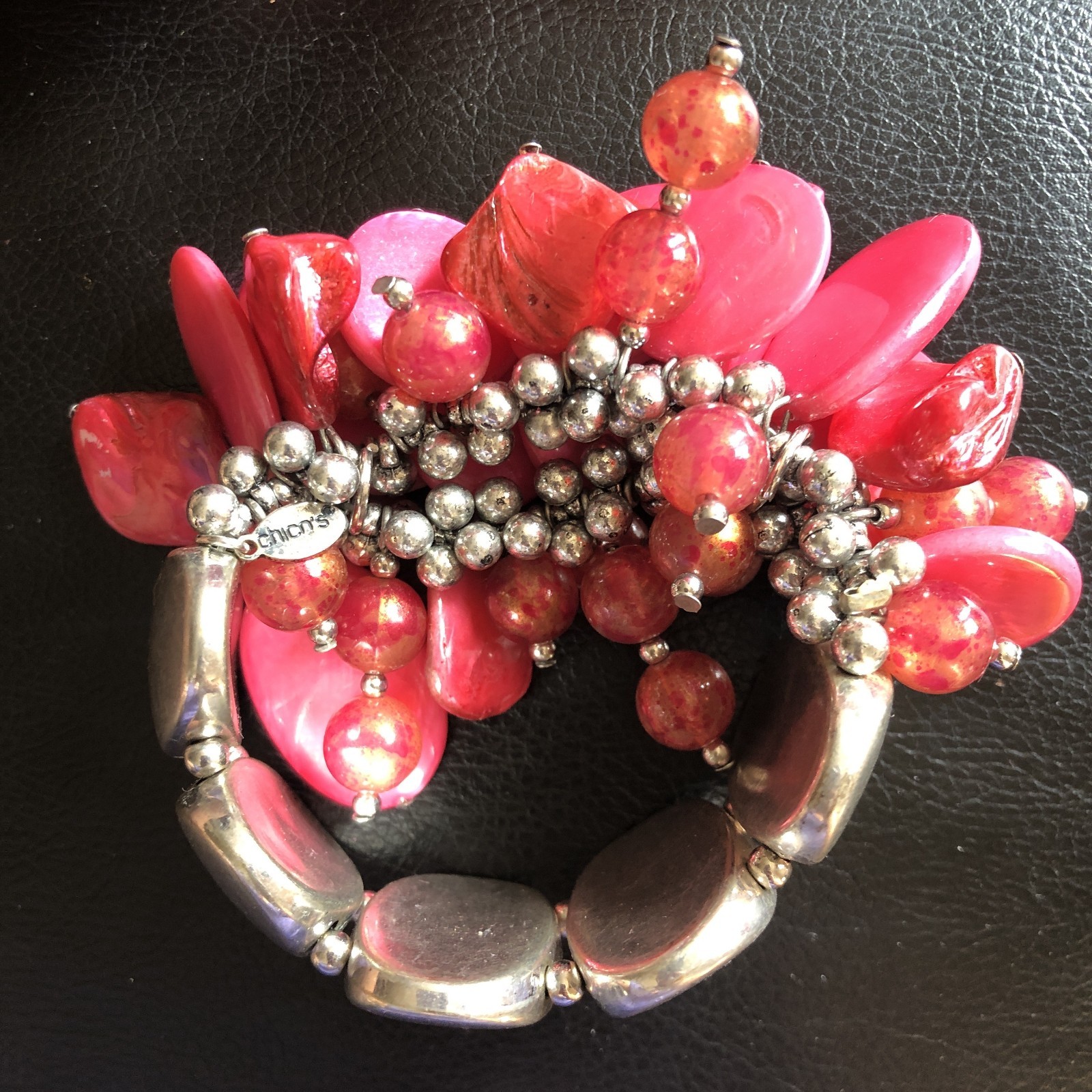 Chico's Beaded Statement Bracelet - image 1