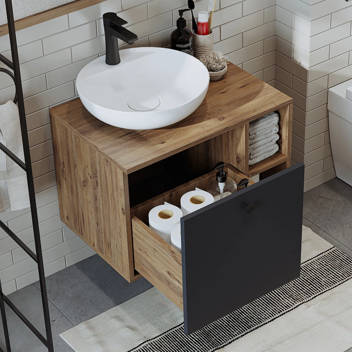 Juego de 2 muebles de baño Roomart LOTUS-I-65 • Lavabo con armario bajo
