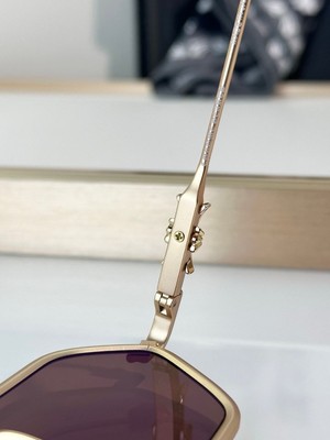 Chrome Hearts Datass sunglasses in Matte Gold w Brown lenses 54-21-147 EXCLUSIVE Chrome Hearts Datass sunglasses in Matte Gold w  main image 2