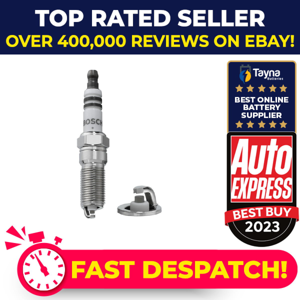 Spark Plugs Set 4x fits FORD FOCUS 1.4 1.6 1.8 2.0 98 to 08 Bosch BL3E12405CA