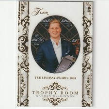 Nathan MacKinnon Ted Lindsay Award Trophy Room 2025-26 UD Flair Hockey #TR-15