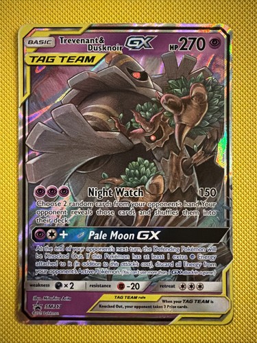 Trevenant & Dusknoir GX SM217 Holo Sun & Moon Black Star Promo 2019 Pokemon LP