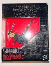 Hasbro Star Wars Black Series Titanium 12 Poe's X-Wing Fighter MISB