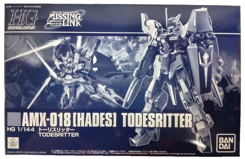 Gundam Missing Link HG 1/144 AMX-018 (HADES) TODESRITTER Gunpla Model kit BANDAI