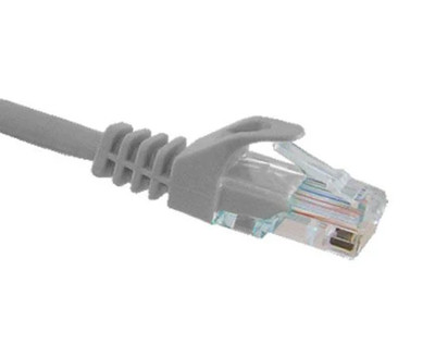 CAT5E Ethernet Patch Cable, Molded Boot, RJ45 - RJ45, 150ft - Gray