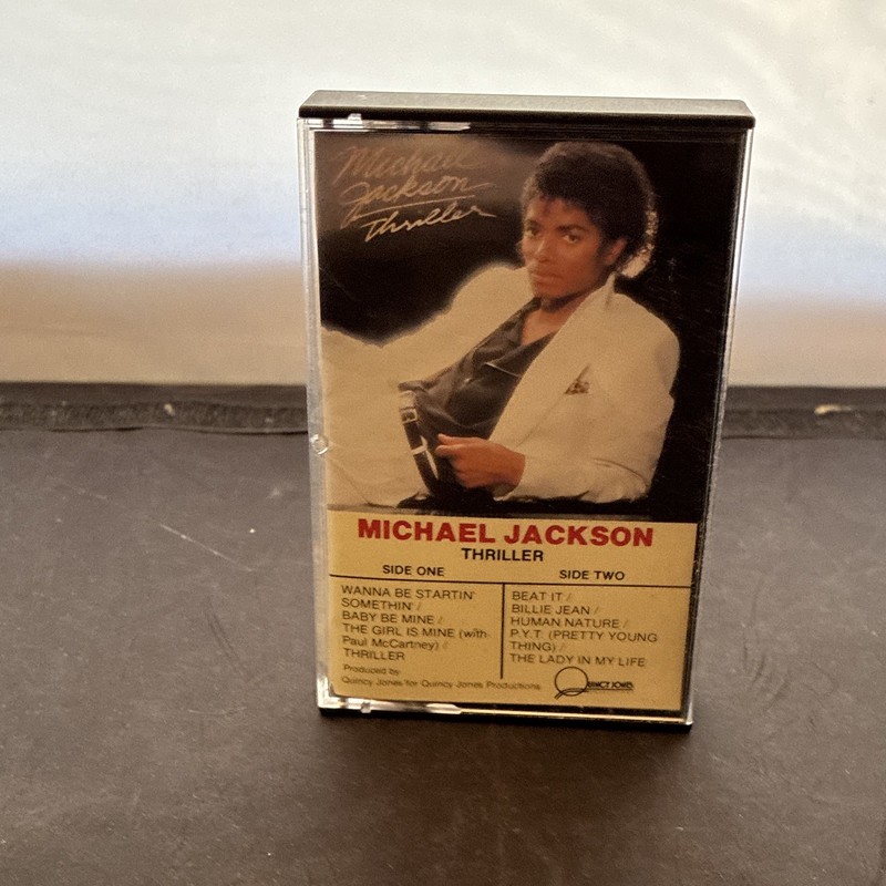 Michael Jackson Thriller Cassette Pop Album Epic Records 1980s