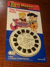 Vintage Rare "THE FLINTSTONE KIDS" View-Master 3D NEW SEALED Blaster Pack 1066