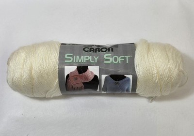 Off White Caron Simply Soft Yarn Brites 6oz 315yds 100% Acrylic