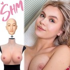 Realistische Silikon weibliche Kopf Maske Crossdresser Gesichtsmaske für Frauen