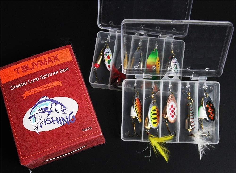 10 Heavy Metal Spinner Baits - Sharp Hook Lures for Ultimate Fishing Success - Image 10