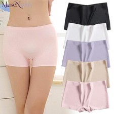 5 Pack Lot Women Seamless Boyshorts Boxer Safety Shorts Panties Underwear Briefs