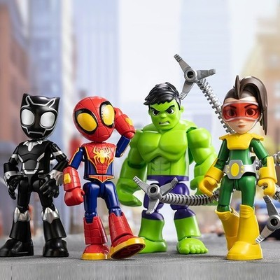 Marvel Avengers Spider Man Ironman Figur Bausteine Konvolut Spiderman Spielzeug