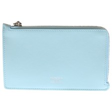 BALENCIAGA Logo Fragment Case Coin Card Accessory Light Blue